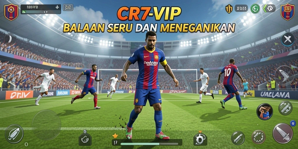 Tampilan mendebarkan dari balapan yang penuh aksi di CR7VIP.